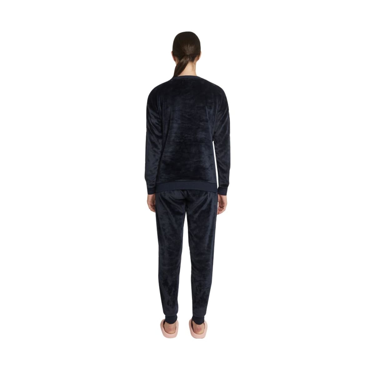 Pijama de 2 piezas color azul marino para mujer, marca Love to Lounge, mod. 1091531