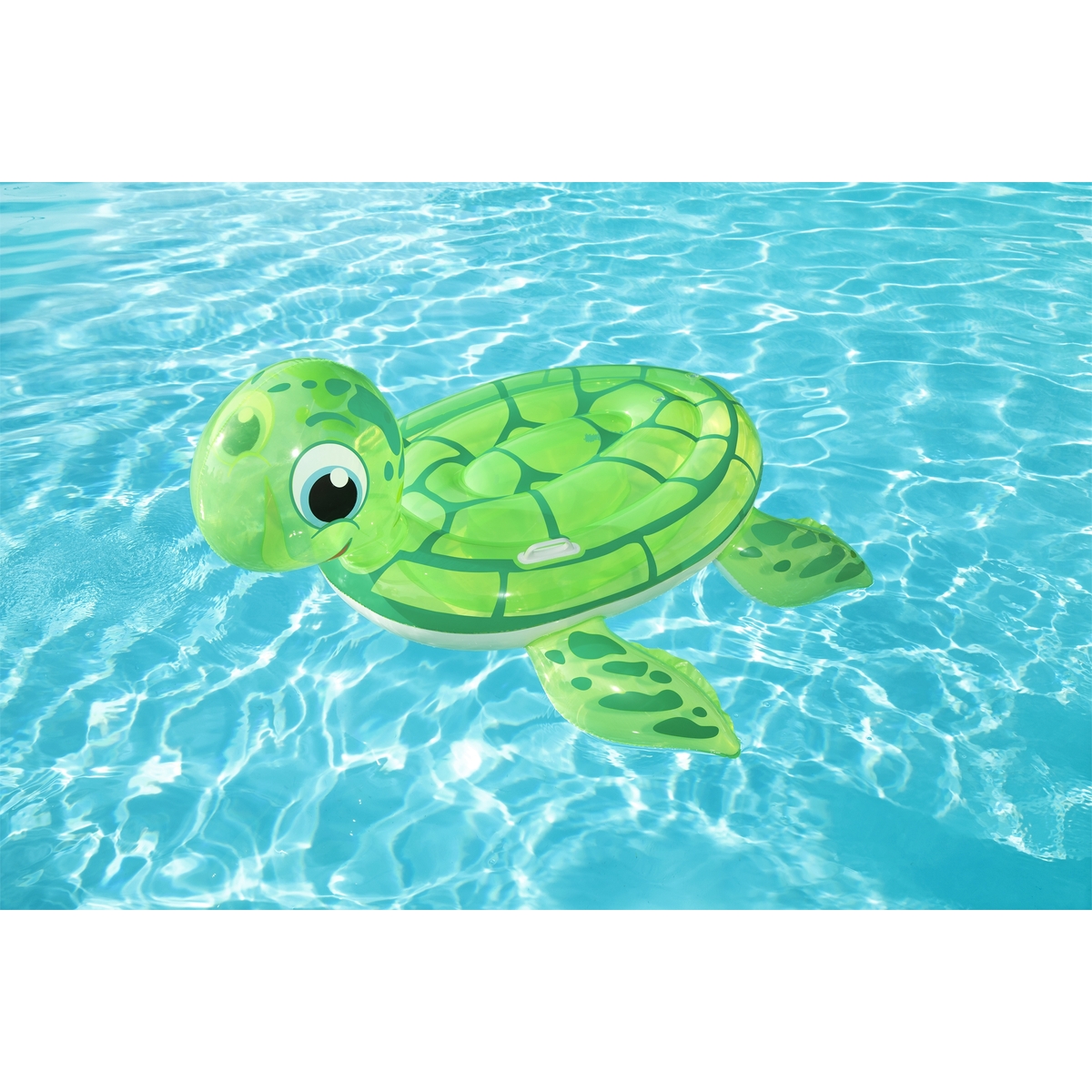 Flotador montable tortuga 1.40 centimetros color verde caja (1)