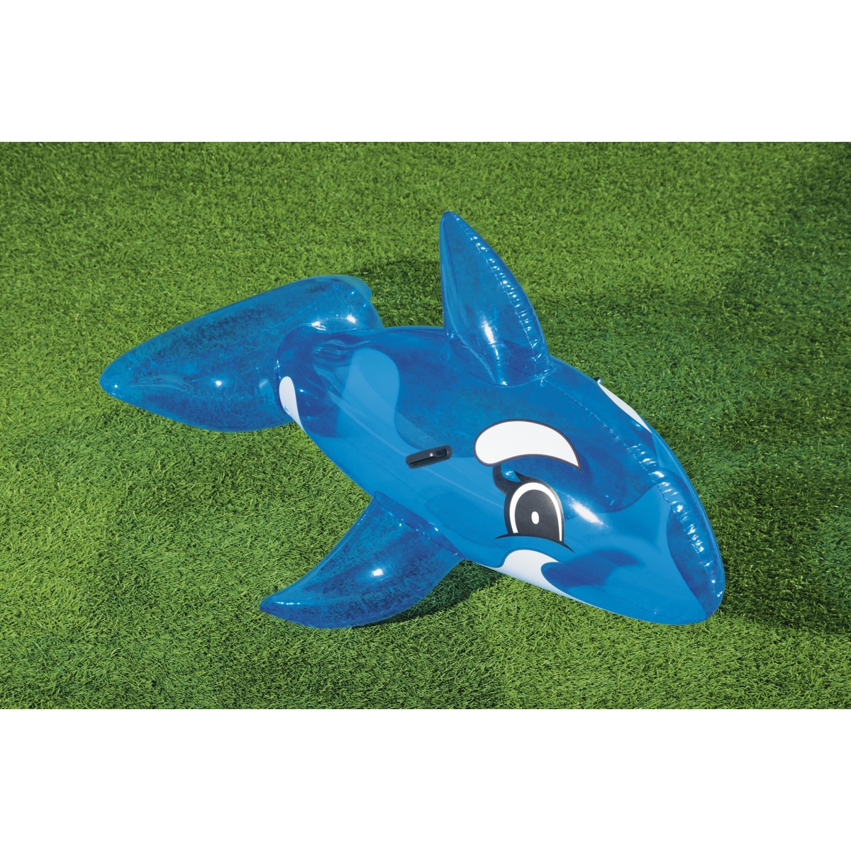 Montable Ballena color azul 1.57 metros x 94centimetros caja (1)