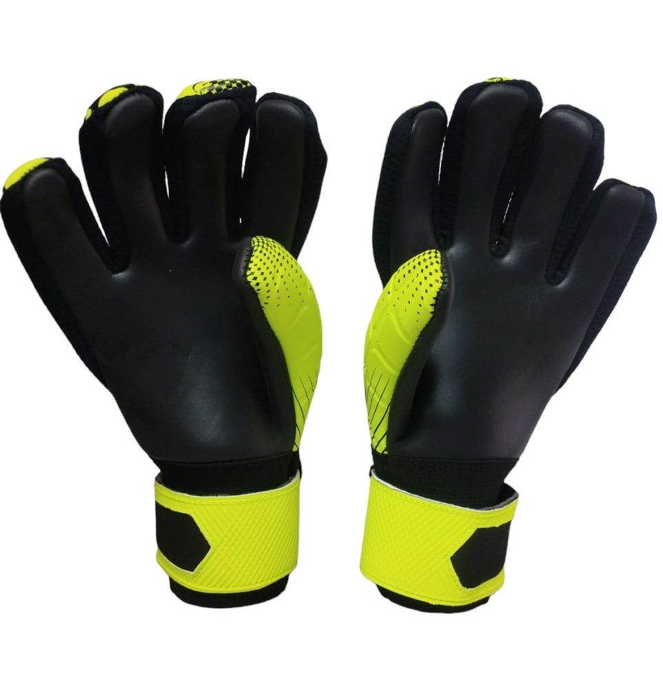 Guantes Para Portero Modelo Ad Sport Xaguar Negro Neón | Sin Varillas Con Envio Gratis | Mundo Arquero