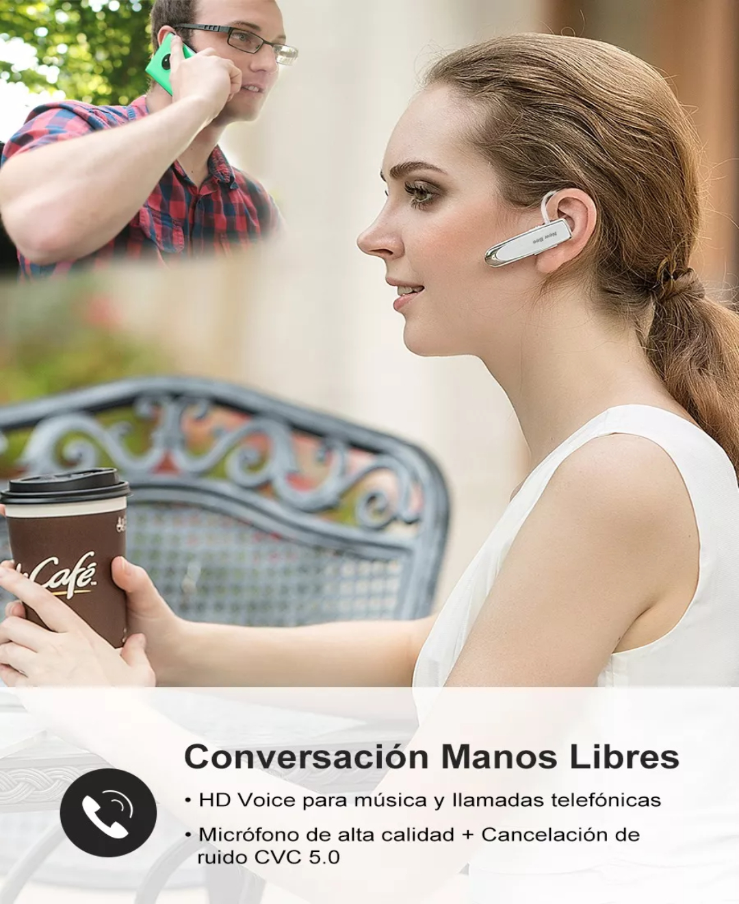Audífonos Monoaurales Bluetooth New Bee De Manos Libres