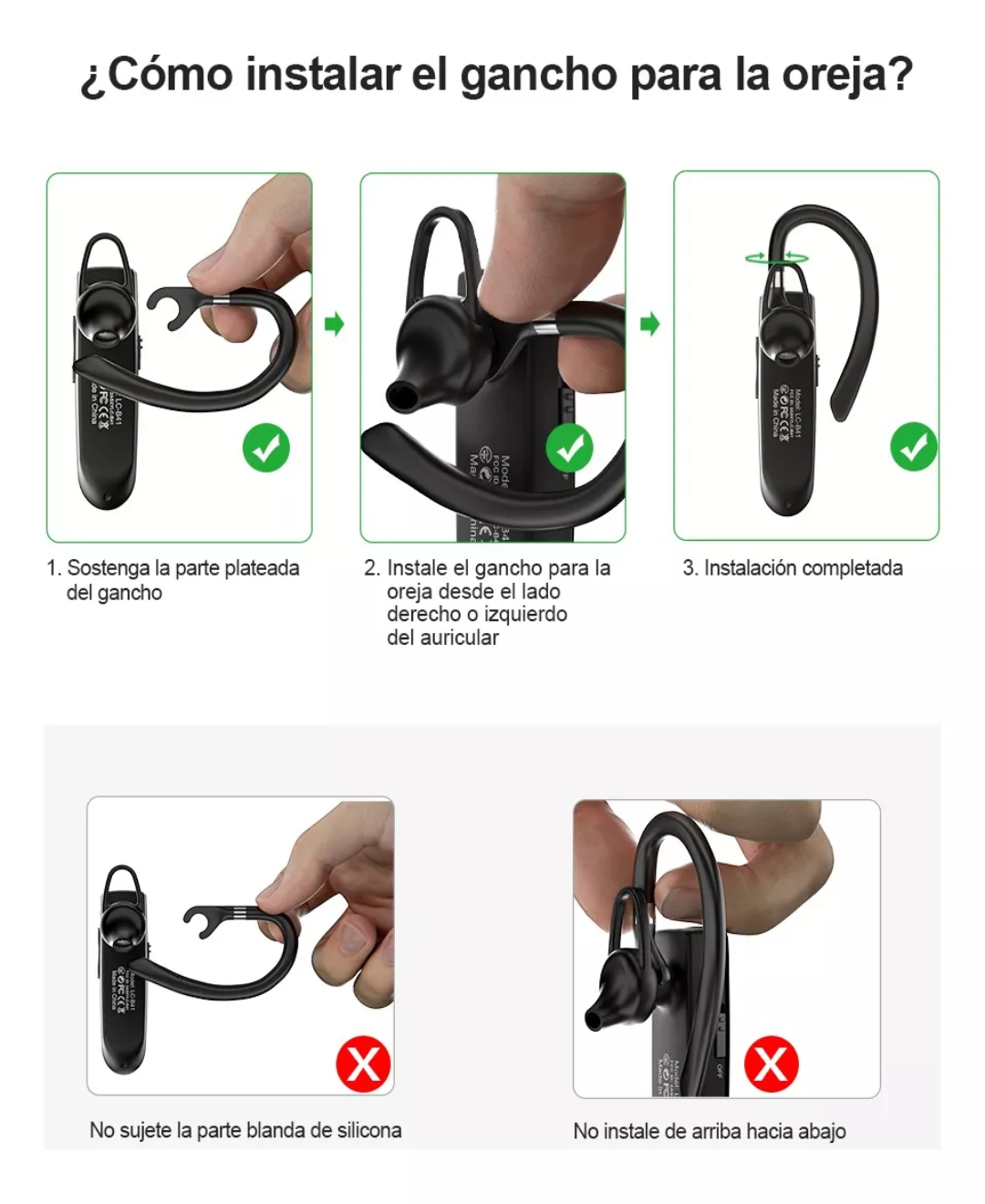Audífonos Monoaurales Bluetooth New Bee De Manos Libres