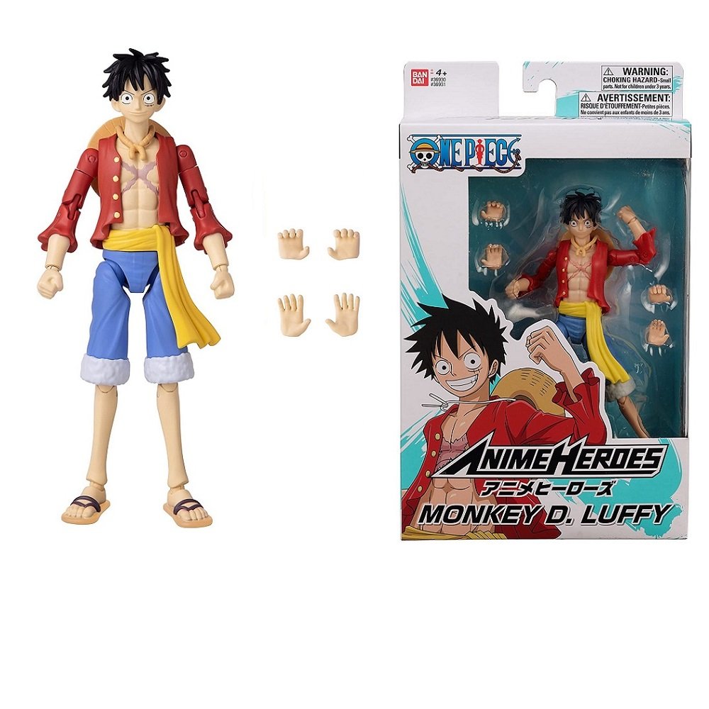 Monkey D. Luffy One Piece Bandai Anime Heroes Figura Anime heroes 16cm