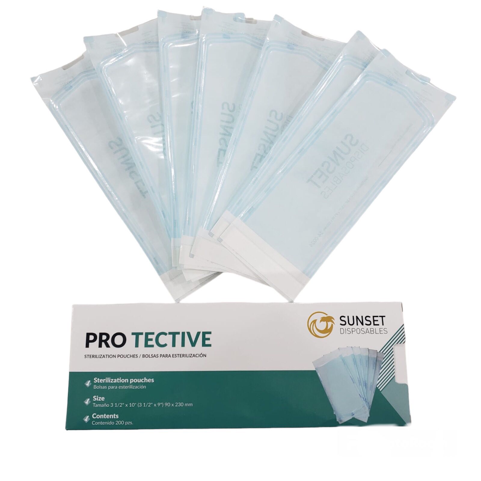 Bolsas Esterilizar Autosellable 9x23cm  (200 Piezas)