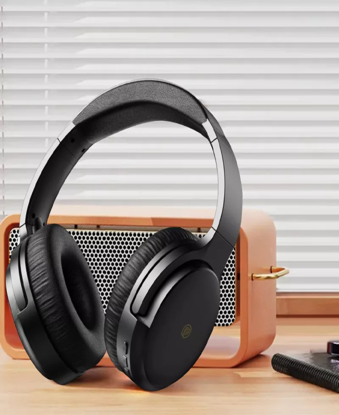 Audifonos Cancelacion Ruido Diadema Inalámbrico Bluetooth Emuael ANC918 ANC negro