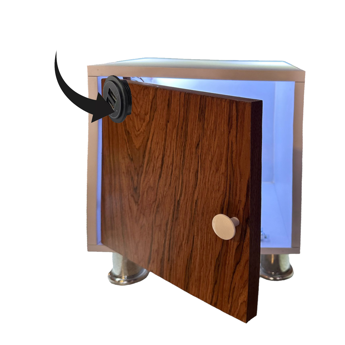 Buro Niños De Noche Alta Calidad LUZ LED Usb Integrado Ensamblado