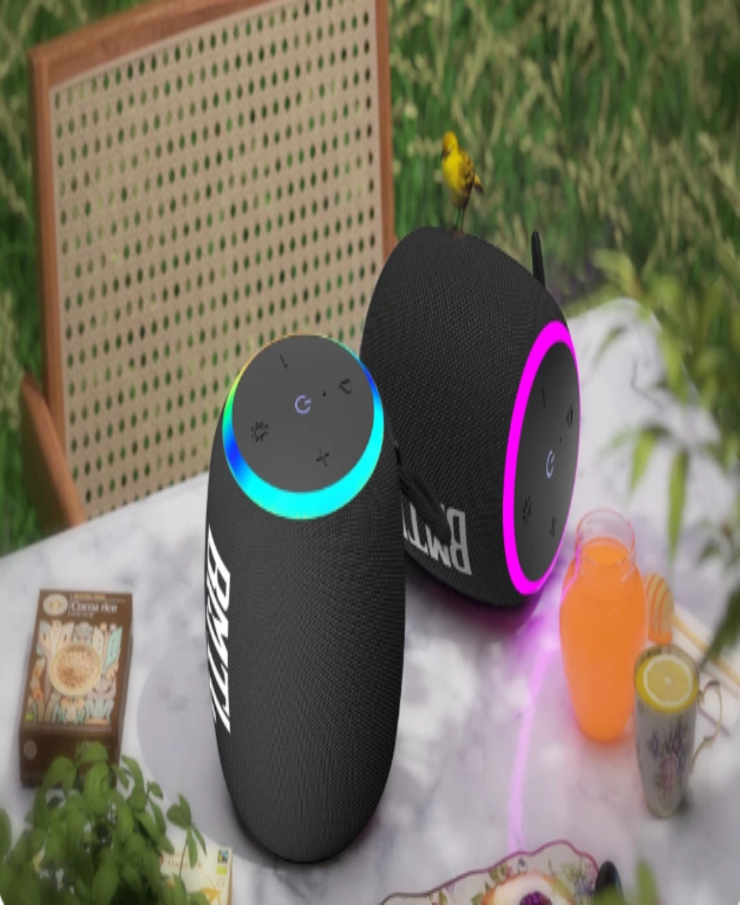 Bocina Altavoz Bluetooth Mini Ipx7 Con Luz Xdobo Rainbow 15w