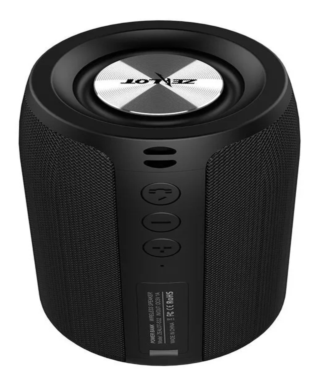 Bocina Zealot S32 portátil con bluetooth y wifi negra