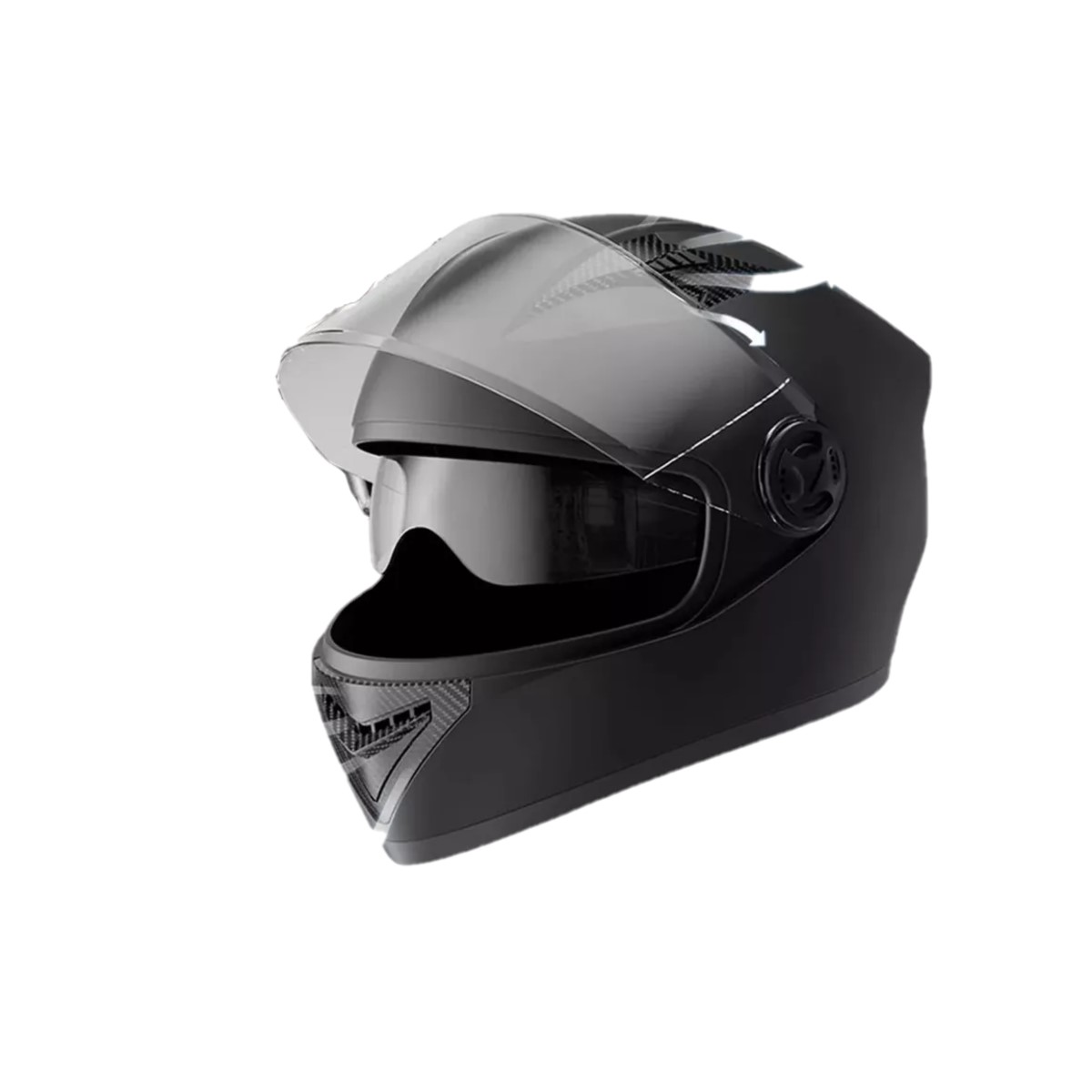 Casco para moto Tech T10 negro mate talla L