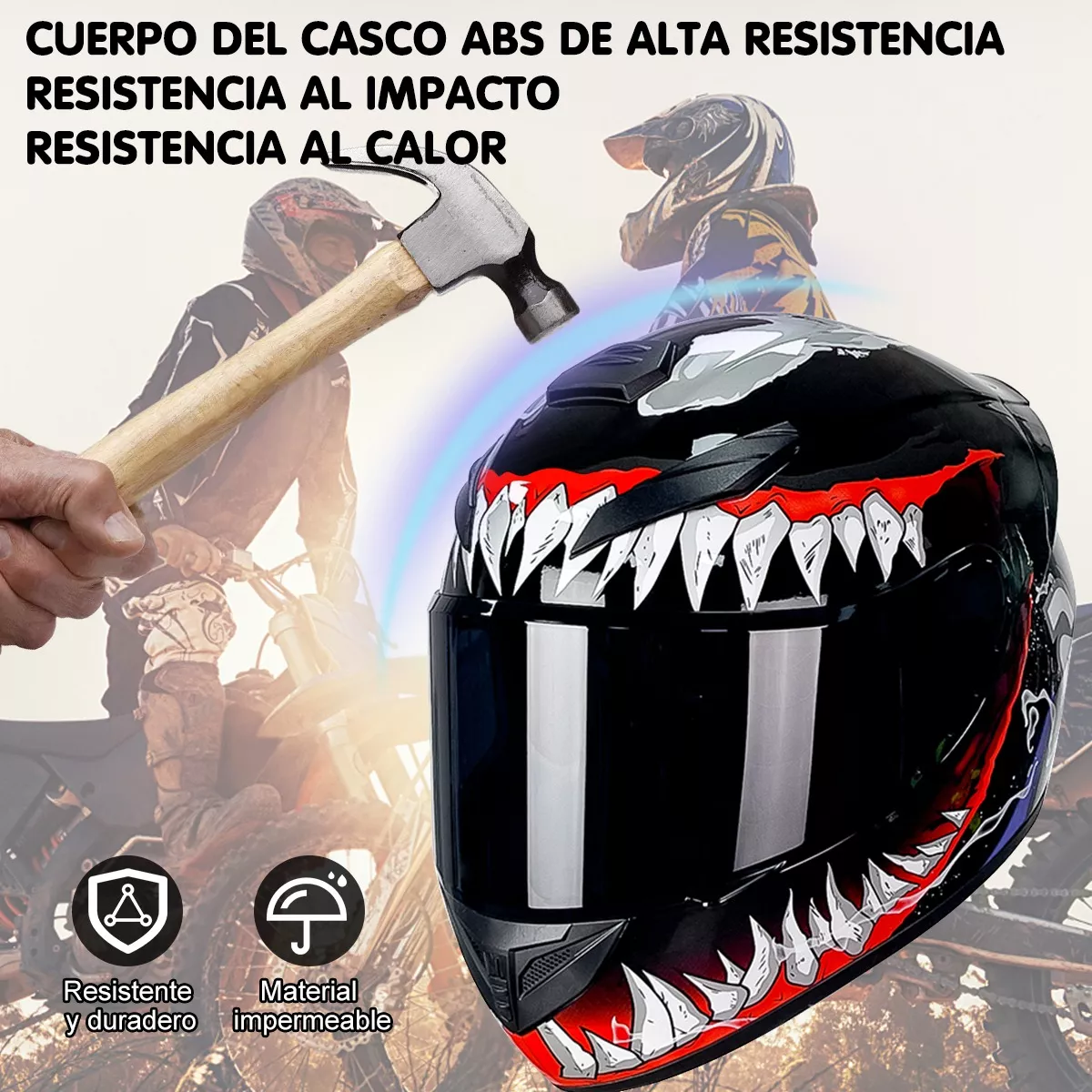 Casco Abatible, Cascos Para Motos Venom L