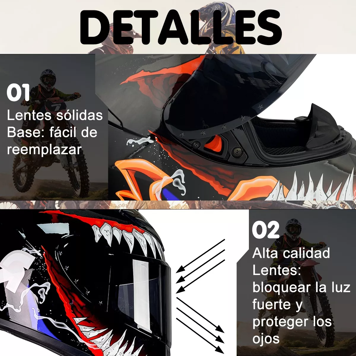 Casco Abatible, Cascos Para Motos Venom L