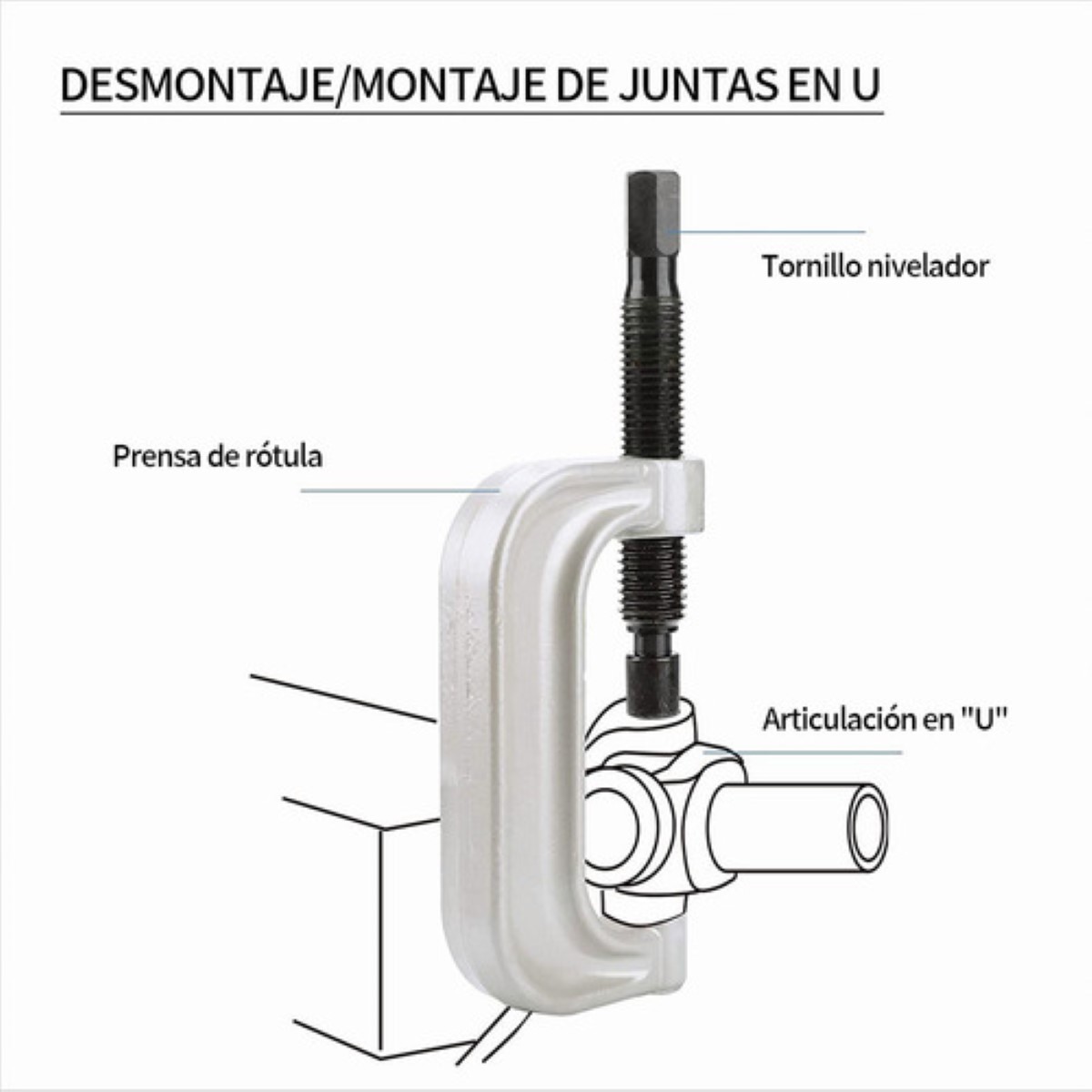 Herramienta De Extracción De Rótula, 21 Piezas Herramientas negro