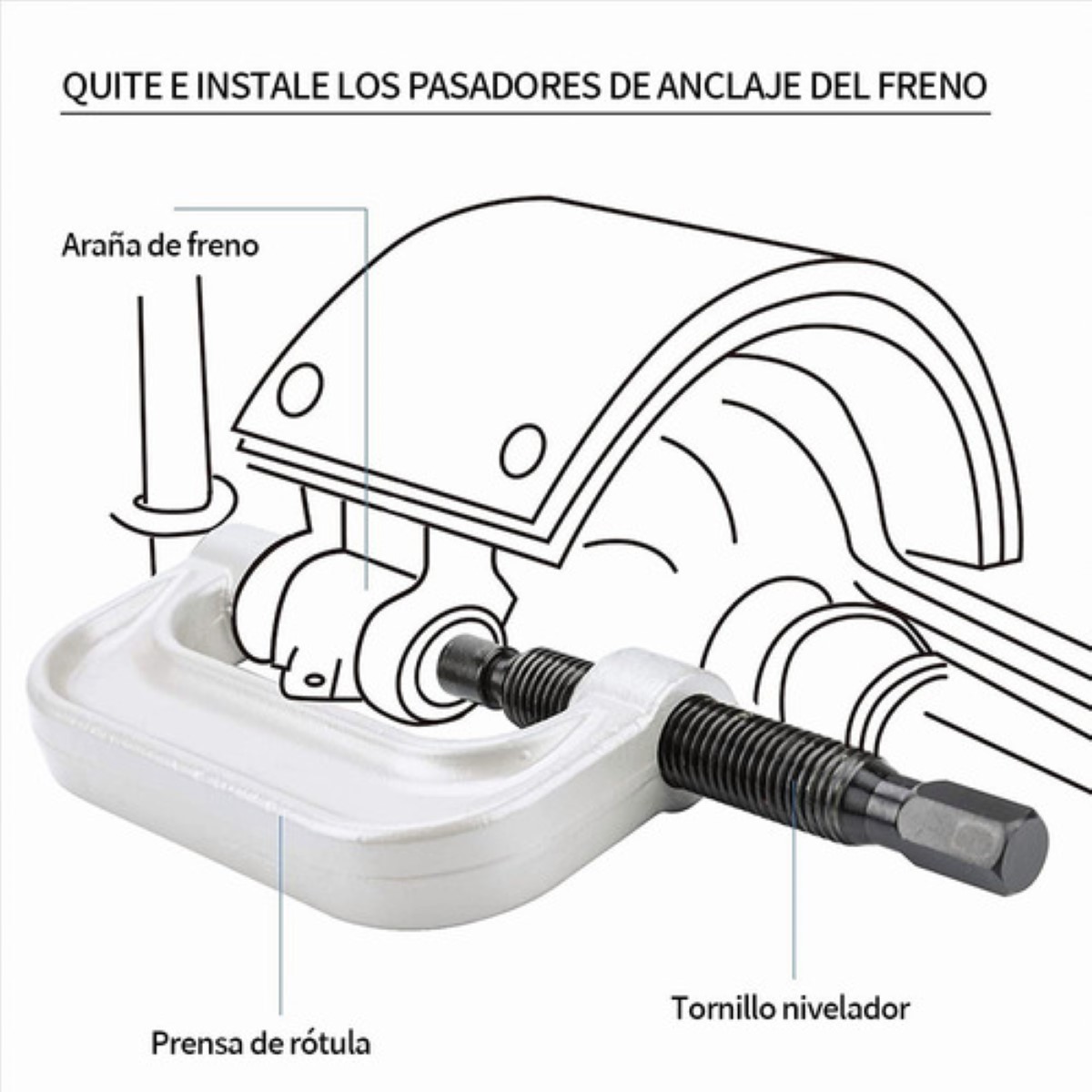 Herramienta De Extracción De Rótula, 21 Piezas Herramientas negro