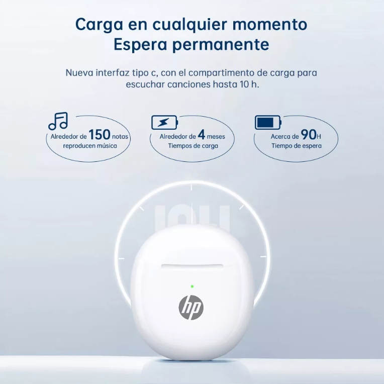 Auriculares Bluetooth Hp Nh10 - Blancos