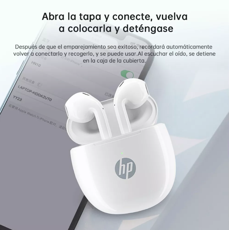 Auriculares Bluetooth Hp Nh10 - Blancos