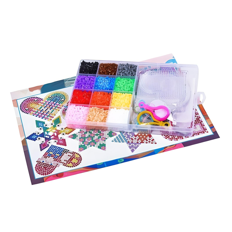 Paquete 2 Bolsas 4,000 Tubitos Pequeños 2.6mm Hama Beads Artkal Mini  Colores Negro y Blancos : : Juguetes y Juegos