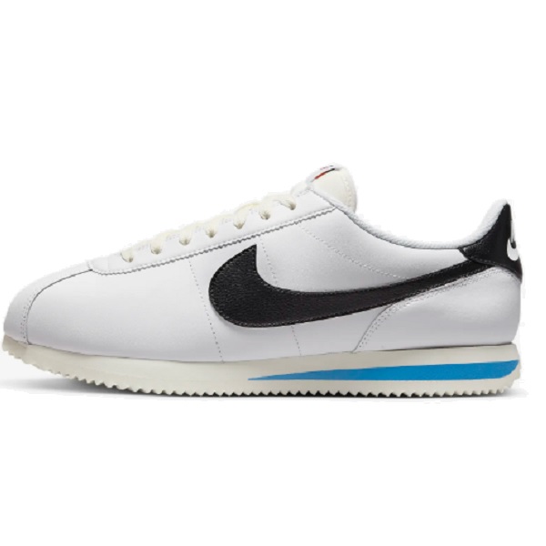 Tenis Nike Cortez Blanco/negro/azul Casual Hombre