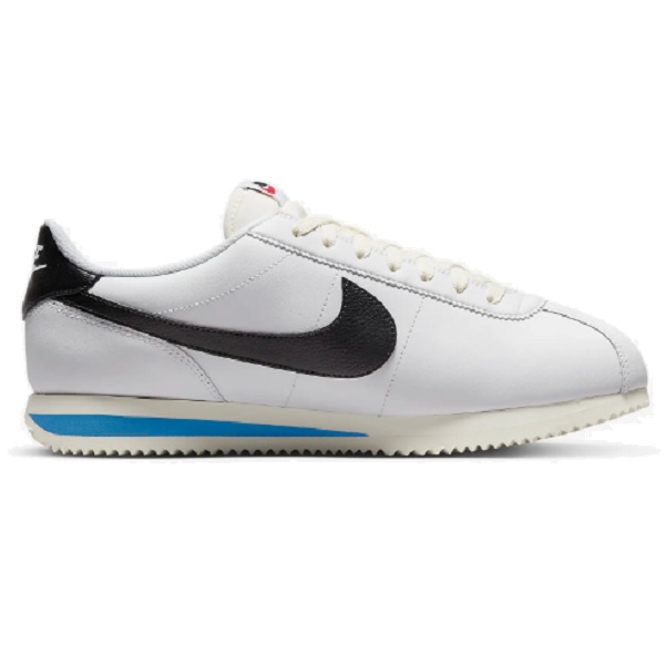 Tenis Nike Cortez Blanco/negro/azul Casual Hombre