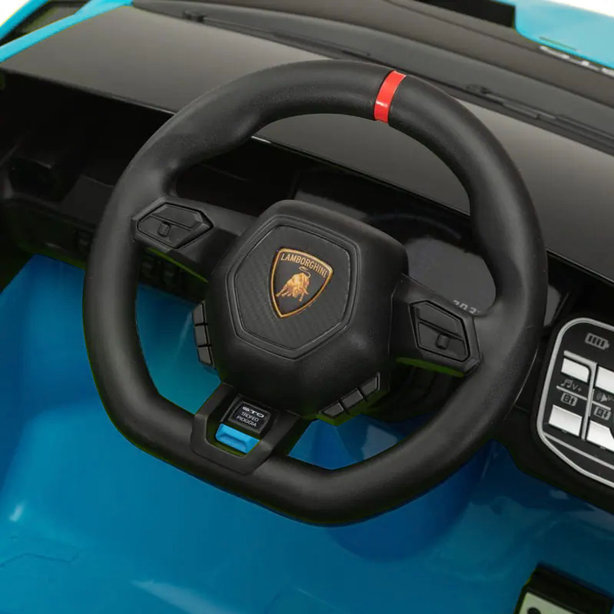 Carro Montable Electrico 12 V Lamborghini Huracan STO Azul