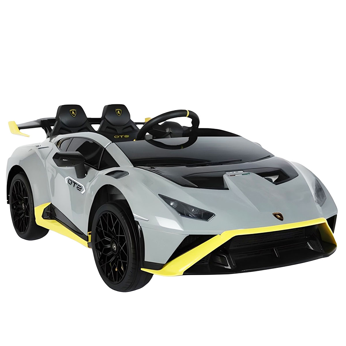 Carro Montable Electrico 12 V Lamborghini Huracan STO Gris Plateado