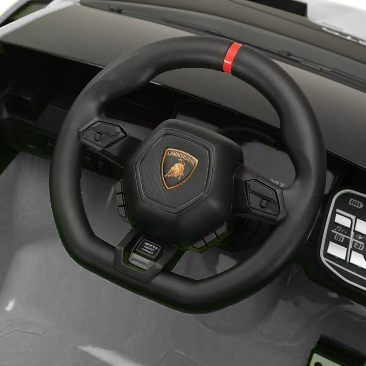 Carro Montable Electrico 12 V Lamborghini Huracan STO Gris Plateado
