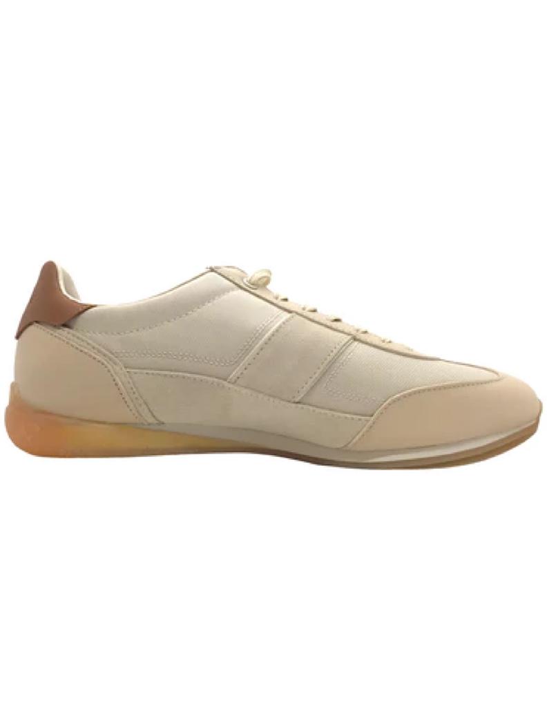 TENIS LACOSTE ANGULAR 222 BEIGE PARA HOMBRE TEXTIL