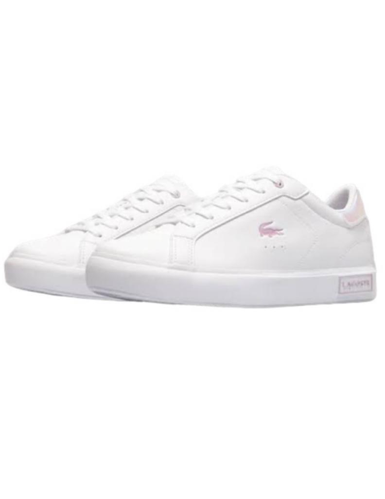 TENIS LACOSTE POWERCOURT 222 BLANCO CON TORNASOL