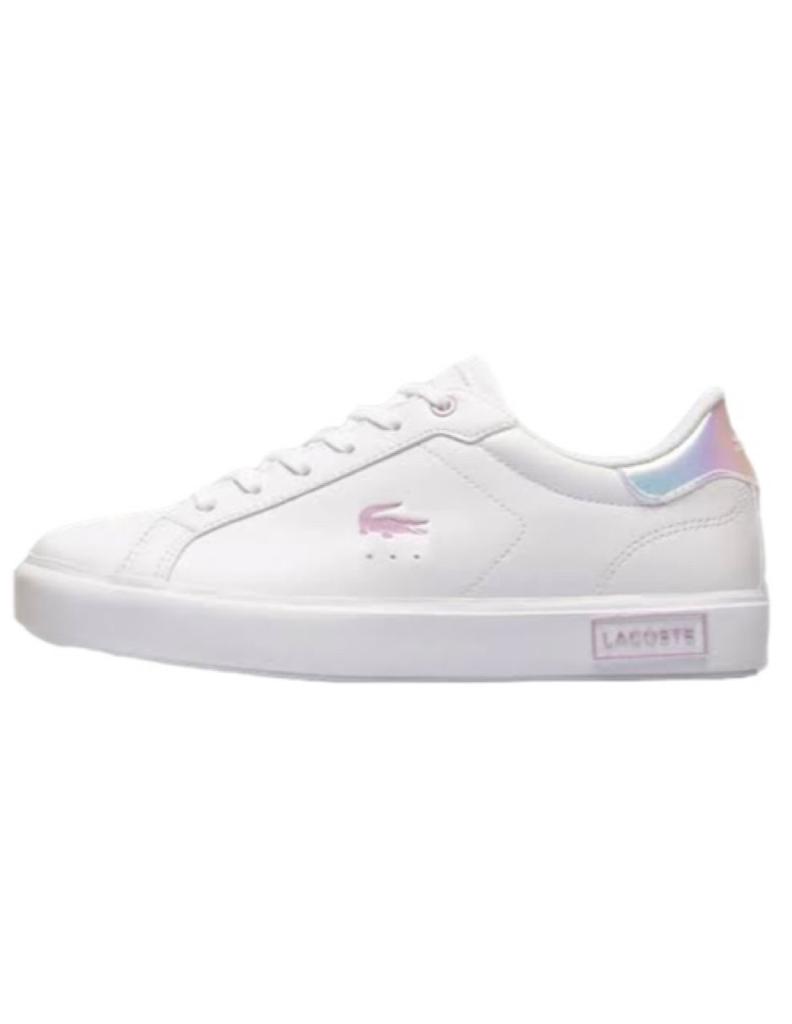 TENIS LACOSTE POWERCOURT 222 BLANCO CON TORNASOL