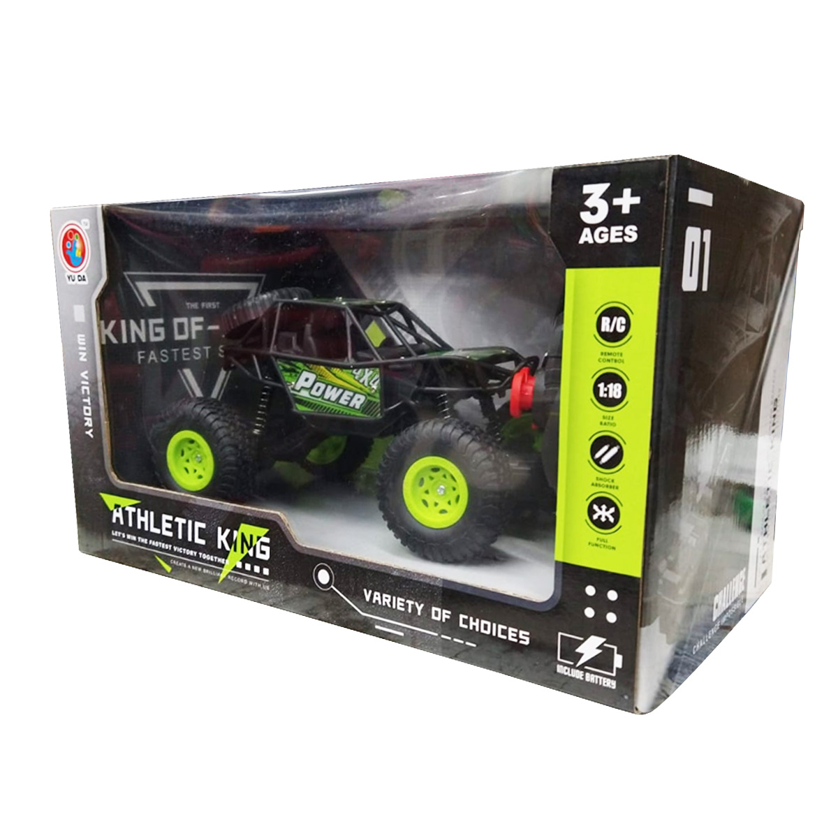 Coche Razer Juguete a Control Remoto Niños Verde