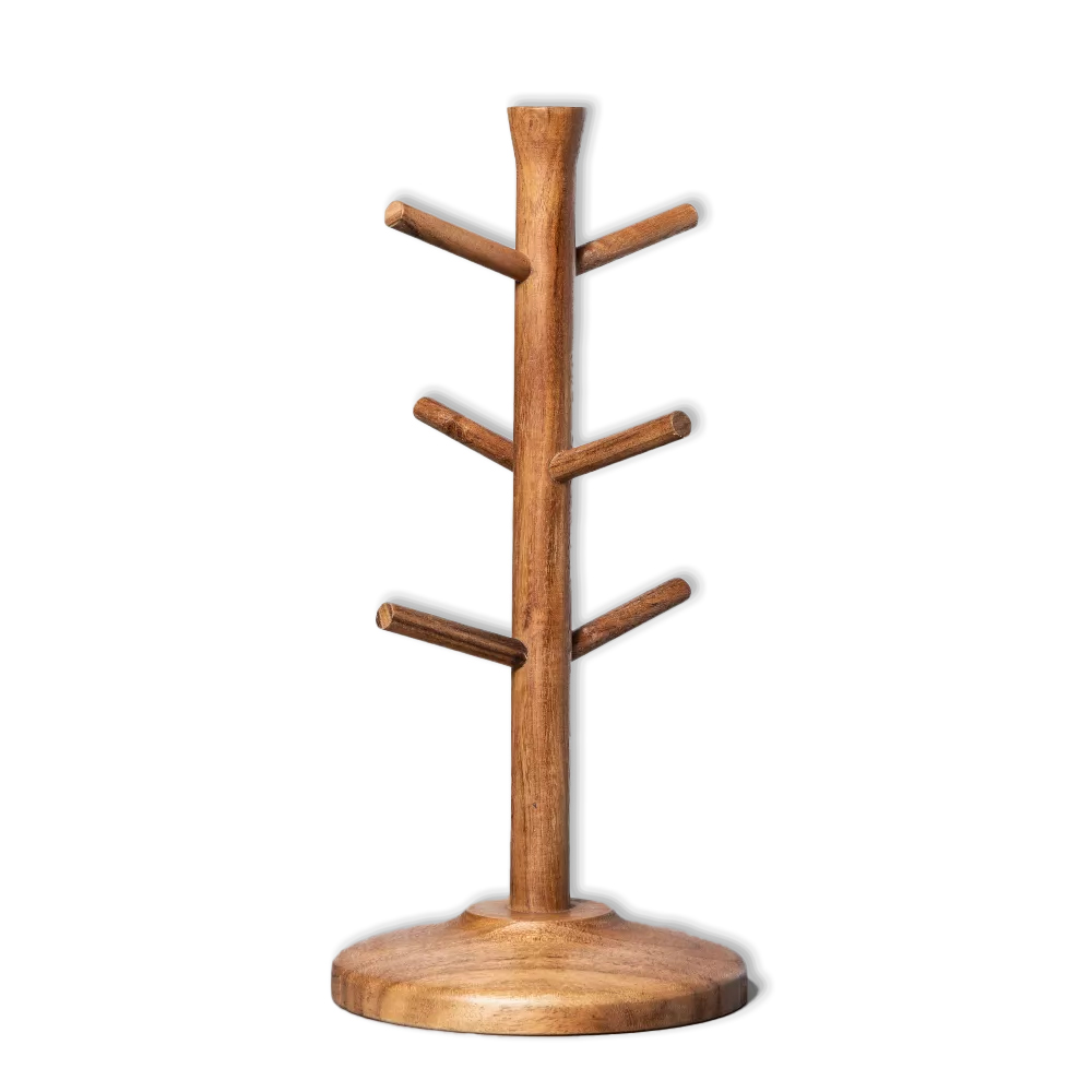 Soporte de tazas de café con forma de árbol, porta tazas de encimera para cocina, exhibición de las tazas