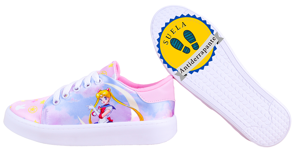 Tenis Niñas Sailor Moon Pretty Guardian Anime Manga 450-RSM.