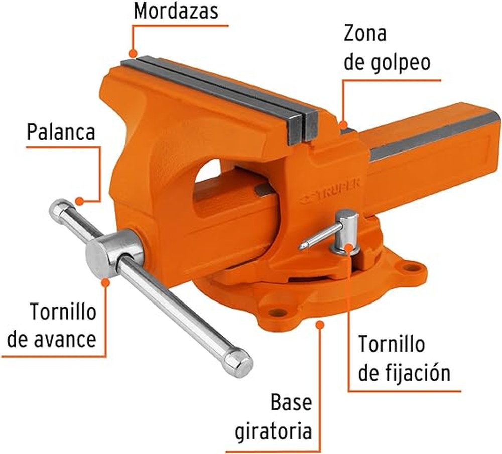TORNILLOS DE BANCO TIPO EUROPEO, HIERRO NODULAR 100199