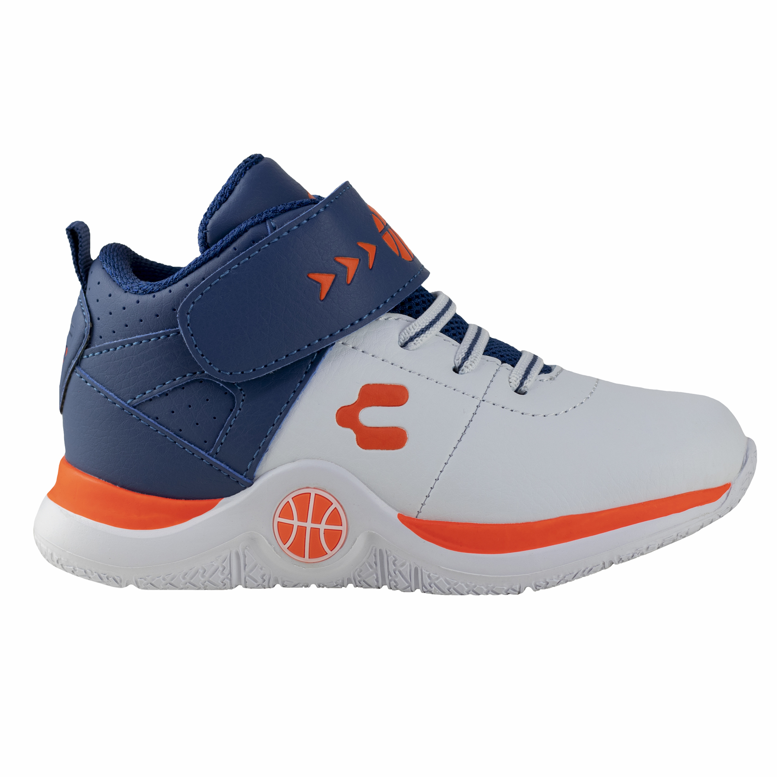 Tenis De Basquetbol Charly Kids Niños 1079132 Blanco Marino
