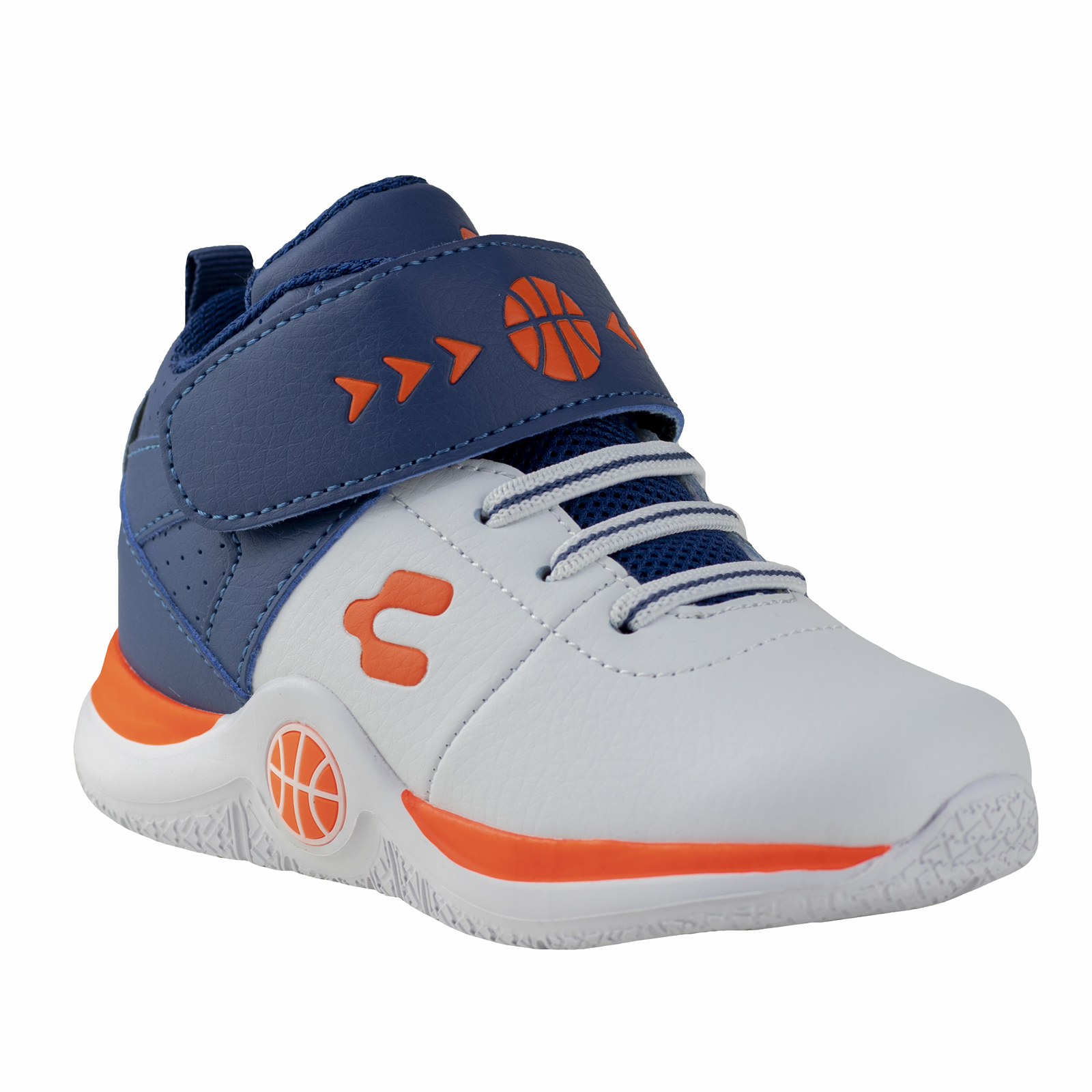 Tenis De Basquetbol Charly Kids Niños 1079132 Blanco Marino