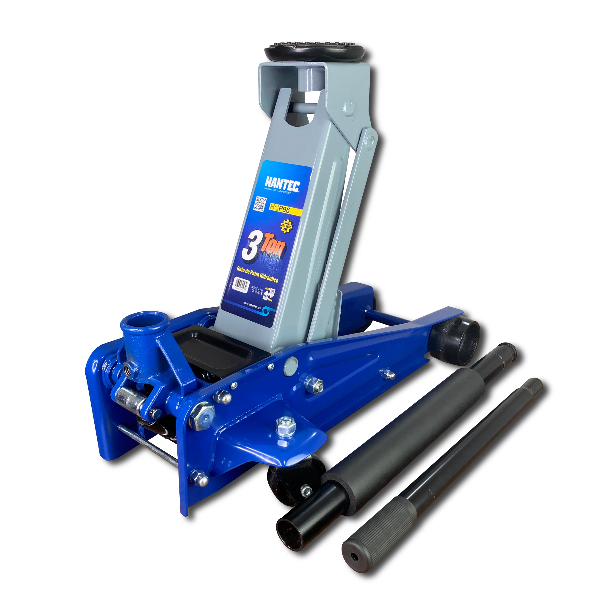 Gato De Patín Hidráulico 3 Ton Hantec