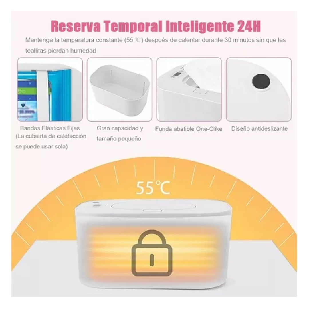 Calentador De Toallitas Húmedas Led Para Bebés Termostato