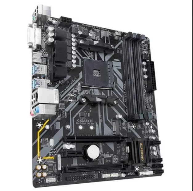 Tarjeta Madre Gigabyte B450m-ds3h Am4 Ddr4 Micro Atx Hdmi /v