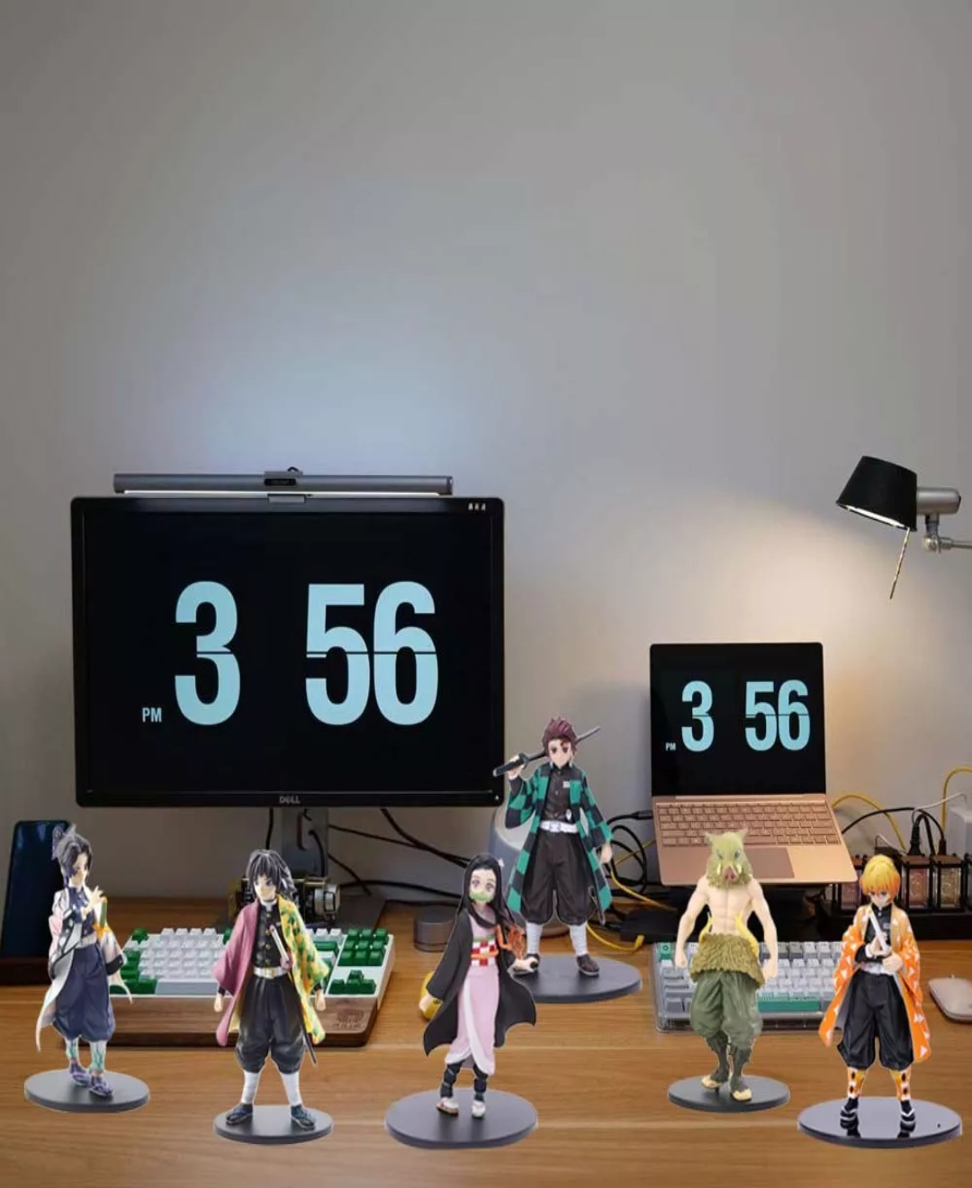 6 Piezas Anime Demon Slayer Colección Figuras De Juguete