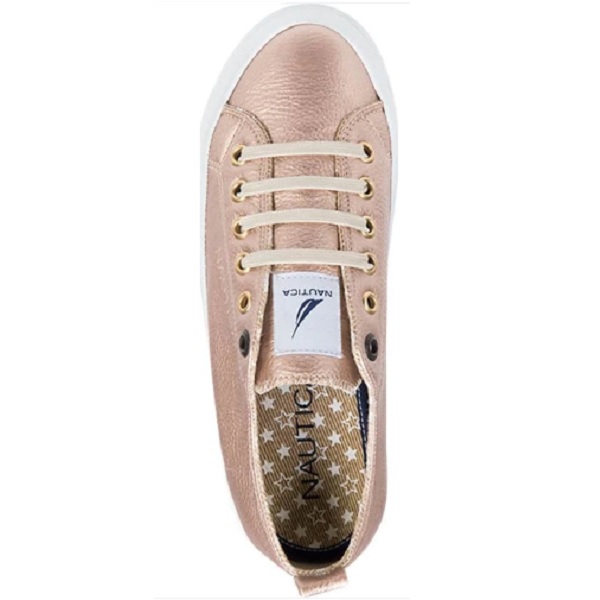 Tenis Nautica Maya Oro Casual Mujer