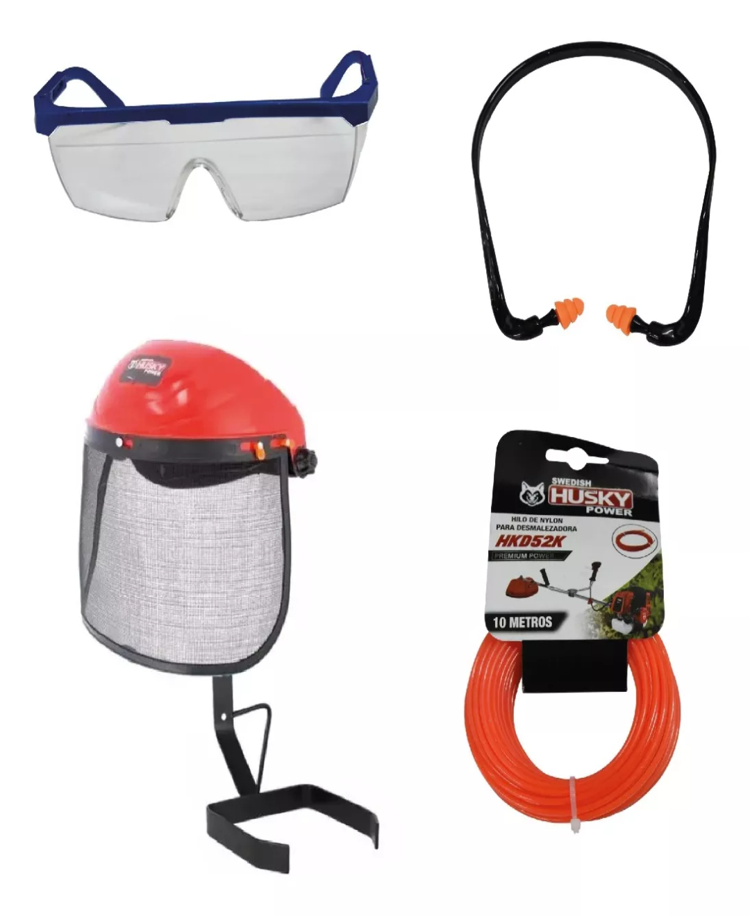 Desbrozadora O Wiro A Gasolina 52cc 2.5 Hp Husky Hkd52plus