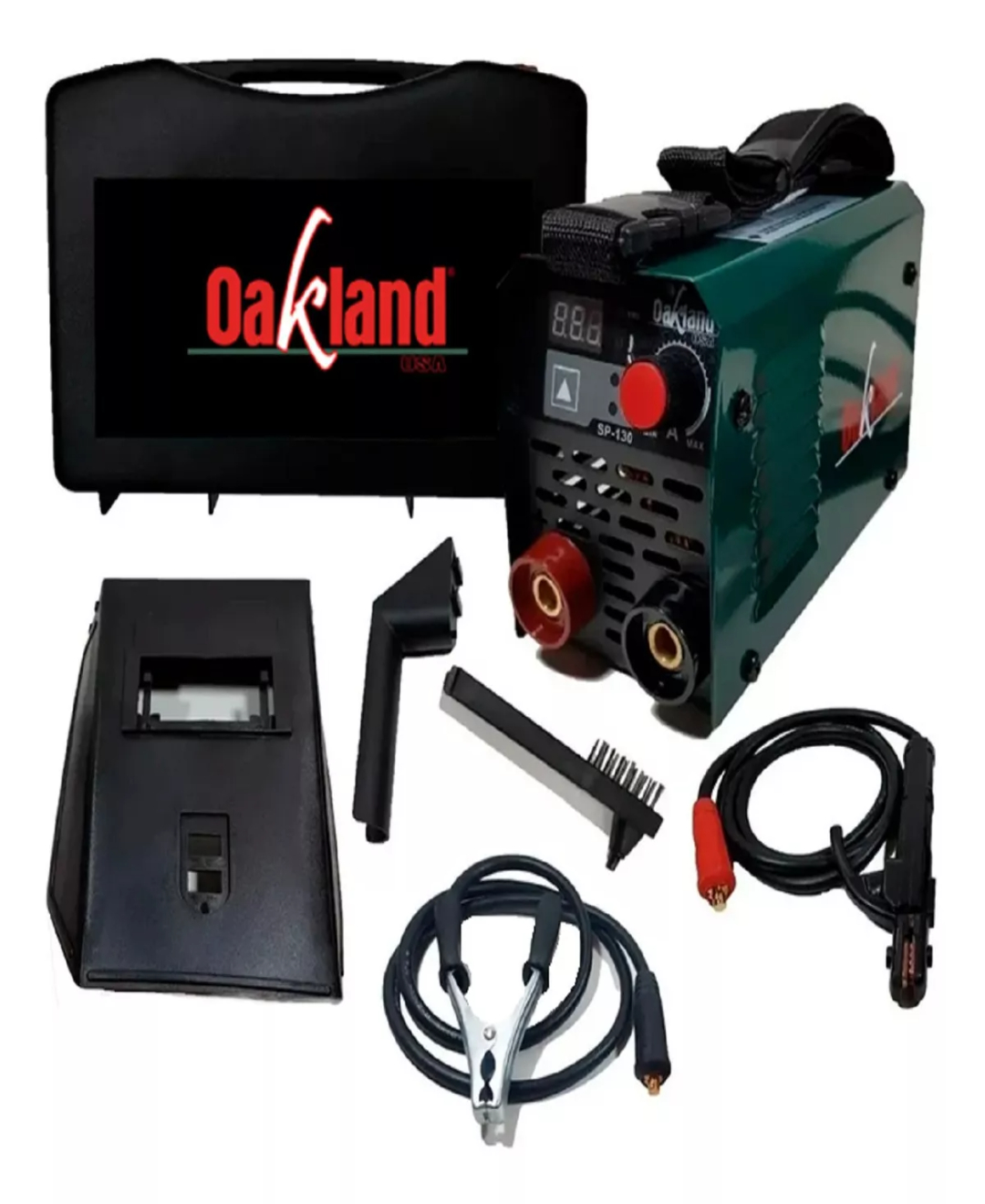 Soldadora inverter Oakland SP-130 azul petróleo 60Hz 110V