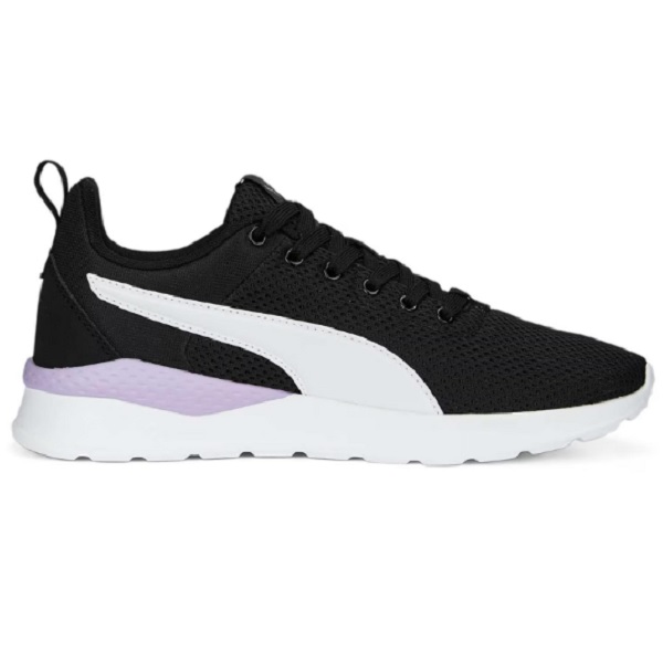 Tenis Puma Anzarun Lite Negro/blanco/lila Running Mujer.