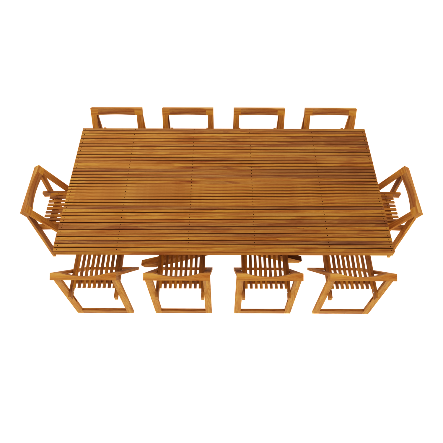 Comedor Rectangular Modelo Terraza 10 personas 240x120 . Rústico Tratable . Leer Descripción