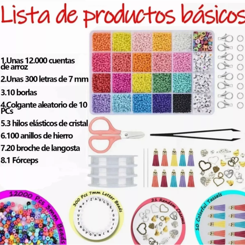 Kits Para Hacer Pulseras De Collar De Bricolaje.