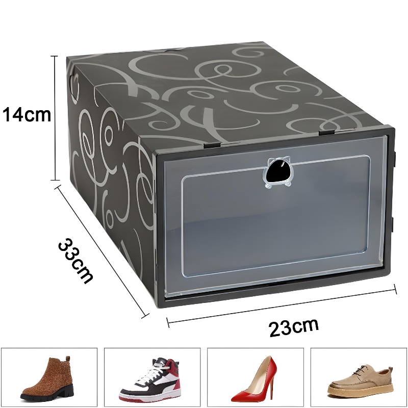 Cajas Organizadoras Zapatos Apilables Almacenaje 6 Piezas