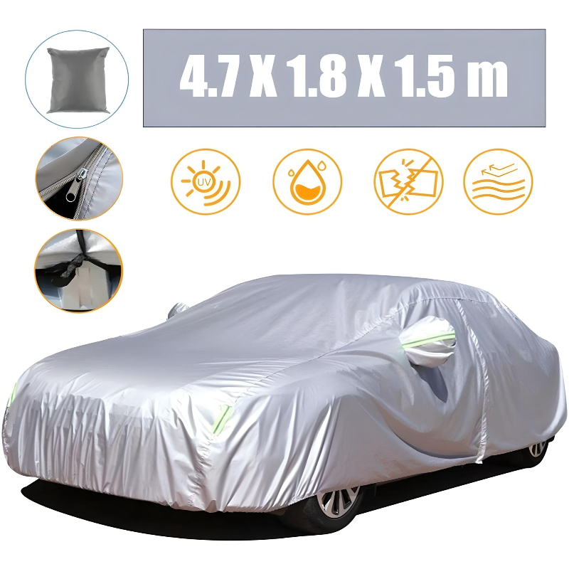 Cubierta Funda Protector Impermeable Con Reflectantes 4.7m