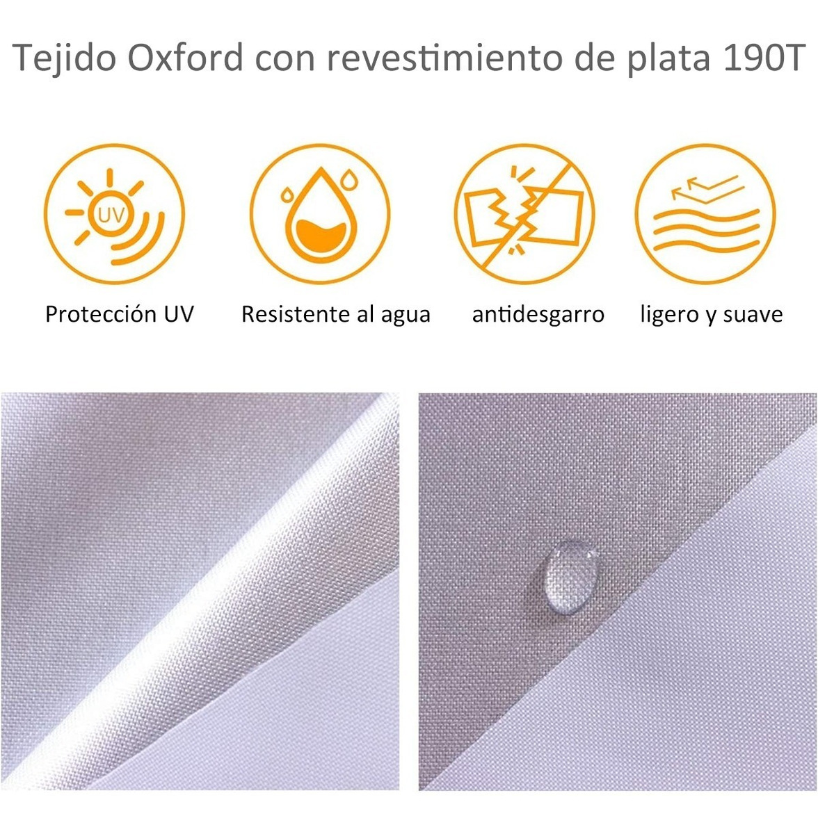 Cubierta Funda Protector Impermeable Con Reflectantes 4.7m