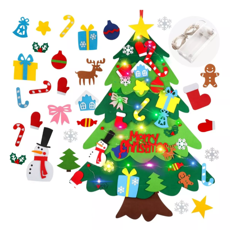 Arbol De Navidad De Fieltro  Para Niños