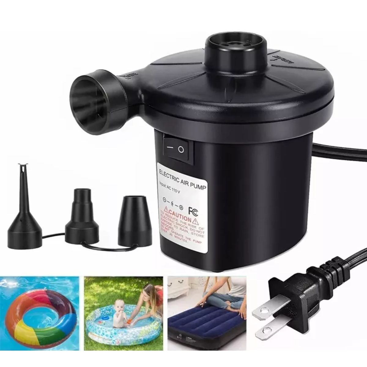 Bomba de aire eléctrica para colchones