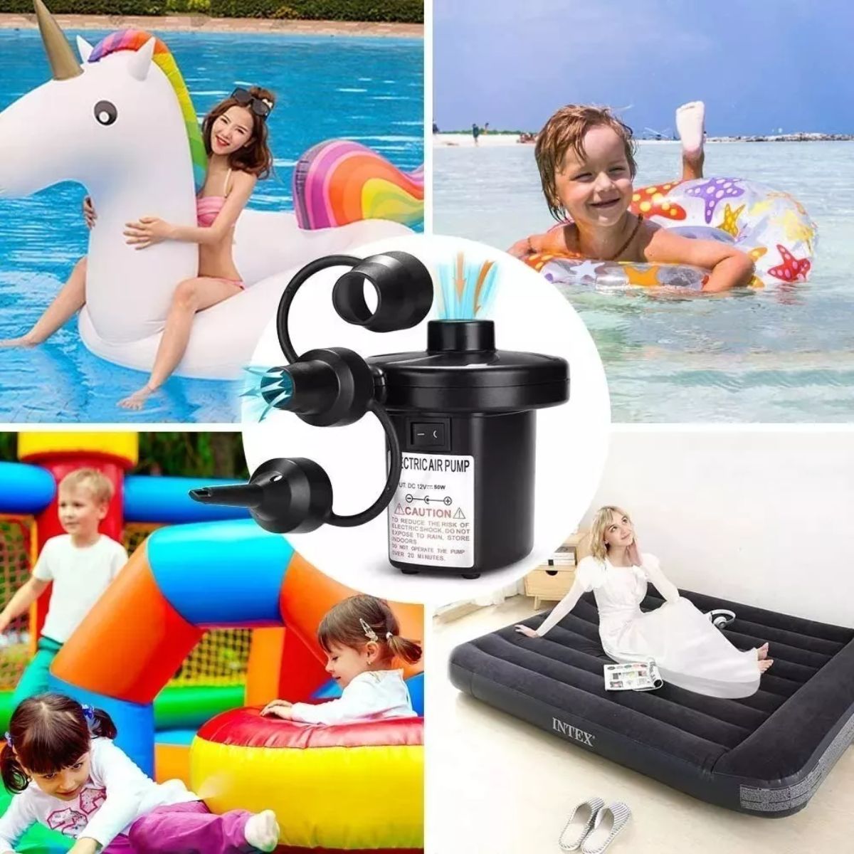 Bomba de aire eléctrica para colchones